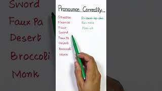 Do You Pronounce Correctly❓ english pronounce shorts education [upl. by Yatnoj]