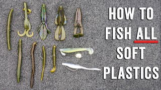 How To Fish EVERY Soft Plastic Lure  Best Practices To Catch MORE Bass [upl. by Nylsoj]