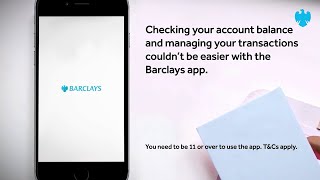 The Barclays app  How to check your balance and transactions [upl. by Retsila36]