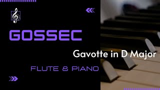 FrançoisJoseph Gossec  Gavotte in D Major  Easy [upl. by Nya]