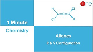 How to Find R amp S Configuration of Allenes  🕐🕵  Axial Chirality  One minute Chemistry [upl. by Laira]