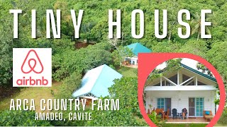 Tiny House Philippines Airbnb  Arca Country Farm Family Room Tour in Amadeo Cavite near Tagaytay [upl. by Sheelah700]