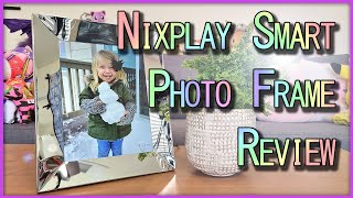 Nixplay Smart Photo Frame 97 Inch Review  Gift Idea For Mothers Day [upl. by Onurb]