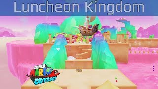 Super Mario Odyssey  Luncheon Kingdom Walkthrough HD 1080P60FPS [upl. by Norris]