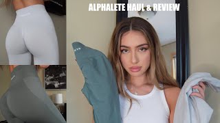 ALPHALETE AMPLIFY LEGGING REVIEW  Worth the Hype [upl. by Nerb842]