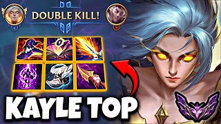 Kayle vs Jayce  TOP  Lol Korea Master Patch 143 ✅ [upl. by Atikir]