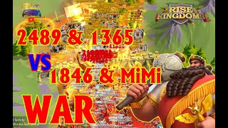 🔴KVK 2489  Pass 7  Mở đèo 7  2489 Vs 1316  1365 Vs 1846 rok riseofkingdomsgames game gaming [upl. by Xila]