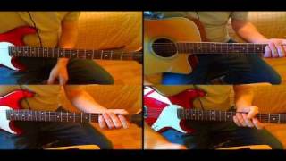 Cast quotGuiding Starquot Guitar Intro  4 Guitars [upl. by Araes]