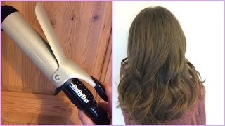 How to use the Babyliss Volume Waves curler Easy curls using a barrel with clip [upl. by Aneba]