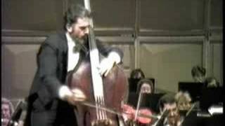 Gary Karr  Koussevitsky Concerto  1st Mvt 1987 [upl. by Kain]