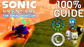 Sonic Frontiers Final Horizon  ALL CYBERSPACE MISSIONS 100 Guide [upl. by Adnalu]