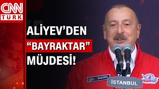 İlham Aliyevden Bayraktar müjdesi İlham Aliyev TEKNOFESTte duyurdu [upl. by Riaj423]