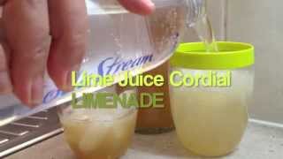 Lime Juice Cordial Video Recipe cheekyricho Thermochef [upl. by Hsakiv62]