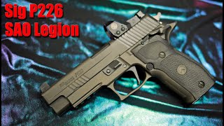 Sig Sauer P226 SAO Legion 1000 Round Review Worth The Money [upl. by Aneroc356]