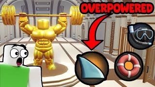 I Got The Most OVERPOWERED ITEM In GYM LEAGUE Roblox [upl. by Akoyn]