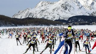 49 Engadin Skimarathon 2017  der Tag in 5 Minuten [upl. by Dymoke]