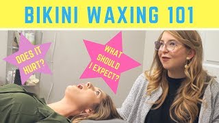 Bikini Wax  Bikini Waxing 101  Our Time of the Month [upl. by Reese995]