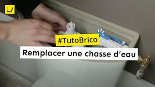 Tuto Brico Remplacer une chasse deau [upl. by Runkle299]