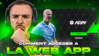 COMMENT se CONNECTER à la WEB APP de FC 24 Ultimate Team [upl. by Gierk]