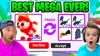 WE Trade THE BEST NEW LEGENDARY WINTER MEGA in Adopt Me Roblox [upl. by Olsewski]