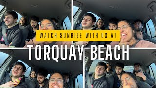 Sunrise at Torquay Beach 🇦🇺  Vlog 01  internationalstudents melbourne [upl. by Clabo]