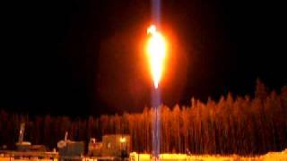 Igniting a 40 Flare Stack with a Flare Pen [upl. by Tayib]