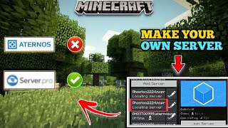 How To Make A Free Minecraft Server Using Aternos  Make Aternos Server [upl. by Tinaret619]