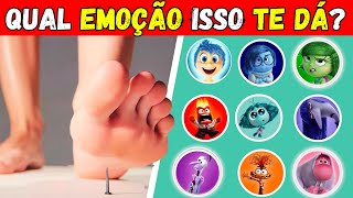 QUAL EMOÇÃO VOCÊ ESCOLHE  🧐QUIZ DIVERTIDA MENTE 2 😢🤬🤢Avalie as Situações com Emoções [upl. by Ecinahs]