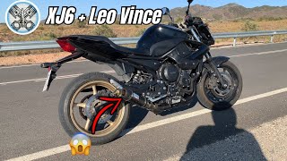 YAMAHA XJ6 prueba de sonido Leo vince sp02 replica prueba del escape sin db killer 😈 [upl. by Vachell912]