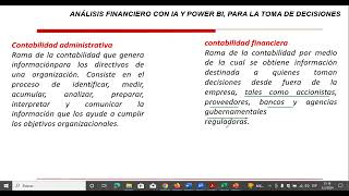 Contabilidad administrativa Vs contabilidad financiera [upl. by Htebharas862]