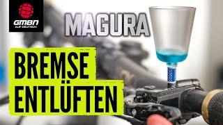 Magura Scheibenbremse mit Multifunktionsset entlüften [upl. by Oinigih]