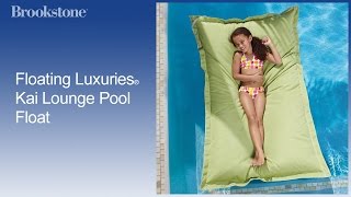 Floating Luxuries® Kai Lounge Pool Float [upl. by Deborath]