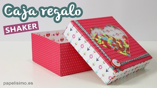 Caja de regalo corazón shaker para San Valentín [upl. by Ahsehyt]