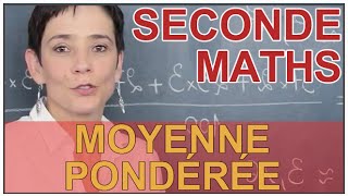 Moyenne pondérée  Statistiques  Maths seconde  Les Bons Profs [upl. by Randie551]