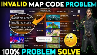 Free Fire Craftland Invalid Code Problem  Free Fire Craftland Problem  Free Fire Max Craftland Inv [upl. by Orsay]