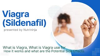 Viagra Sildenafil  Mechanism of action and Viagra Side effects  Nutrininja [upl. by Miguel]