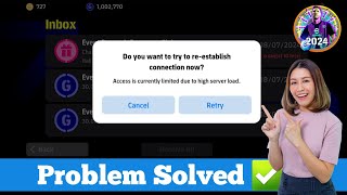 How To Fix Access Is Currently Limited Due To High Server Load  Fix eFootball Opening Problem [upl. by Zhang]