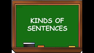 CLASS 6 CBSE  ENGLISH  KINDS OF SENTENCES [upl. by Michelsen]