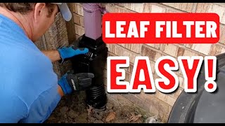 How to Install a Clean Out on a Gutter Downspout [upl. by Nnyled]