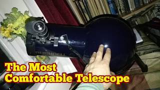 Bushnell Voyager Family 45 Inch Reflecting Telescope Edmund Scientific Astroscan CloneComfortable [upl. by Ttergram838]