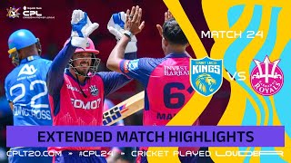 Extended Highlights  Barbados Royals vs Saint Lucia Kings  CPL 2024 [upl. by Constant111]