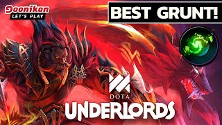 👹 Lets play Dota Underlords Top Meta Build Grunt [upl. by Ayaros313]