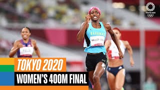 🏃‍♀️ Womens 400m final  Tokyo Replays [upl. by Anead]