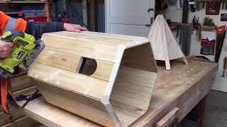 Wooden Dovecote Part3 the end [upl. by Avie55]