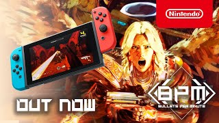 BPM Bullets Per Minute Nintendo Switch Launch Trailer [upl. by Reinnej]