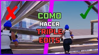 Cómo Hacer un Triple Edit PERFECTO en Fortnite 2024  IMPRESIONA A TUS AMIGOS [upl. by Anivlis]