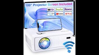 Proyector Led Portatil Video Beam CRAZVIEW TP210 Wifi BLUETOOTH HD 5000 Lúmenes [upl. by Corty]