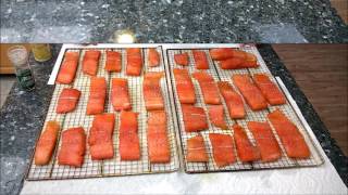 Moist Flaky Hot Smoked Salmon on the Offset Smoker [upl. by Casilda839]