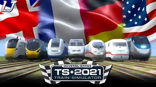 Train Simulator 2021  Electric High Speed Trains RACE [upl. by Nnyloj647]