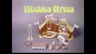 Hasbro  Playskool  Weebleville  Weebles Circus  Vintage Commercial  1970s [upl. by Eerrehc]